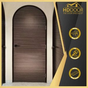 Arch Top / Round Top / Circle Top Veneer Solid Bedroom Door