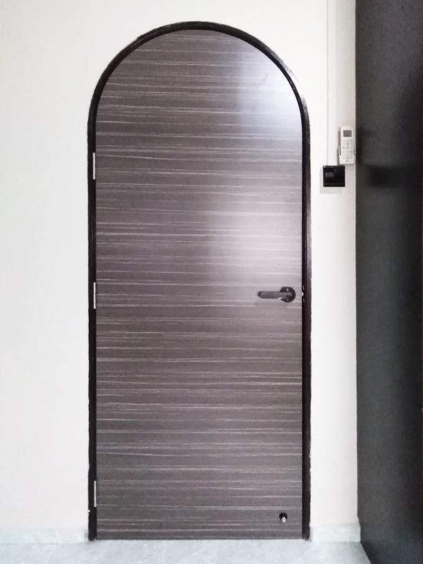 Arch Top, Round Top, Circlr Top Veneer Solid Bedroom Door Singapore