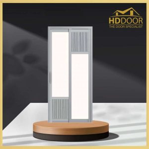 HDB Aluminum Slide & Swing Toilet Door - SD-7010