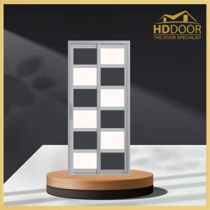 HDB Aluminum Slide & Swing Toilet Door - SD-7036