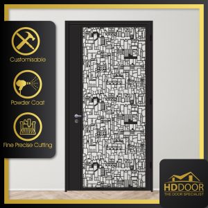 3D Laser Cut Gate Design HDL24