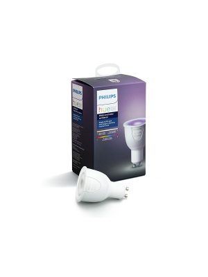 White and Colour ambiance Single bulb GU10