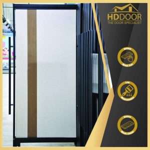 Veneer Solid Door with Two Tone Colour