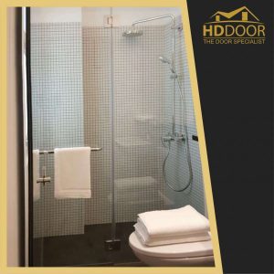 Wall to Wall Swing Door Shower Screen